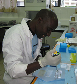Dr. Feintuch worked closely with Malawian technician Alex Saidi