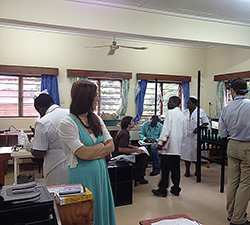 In the clinic, Malawi